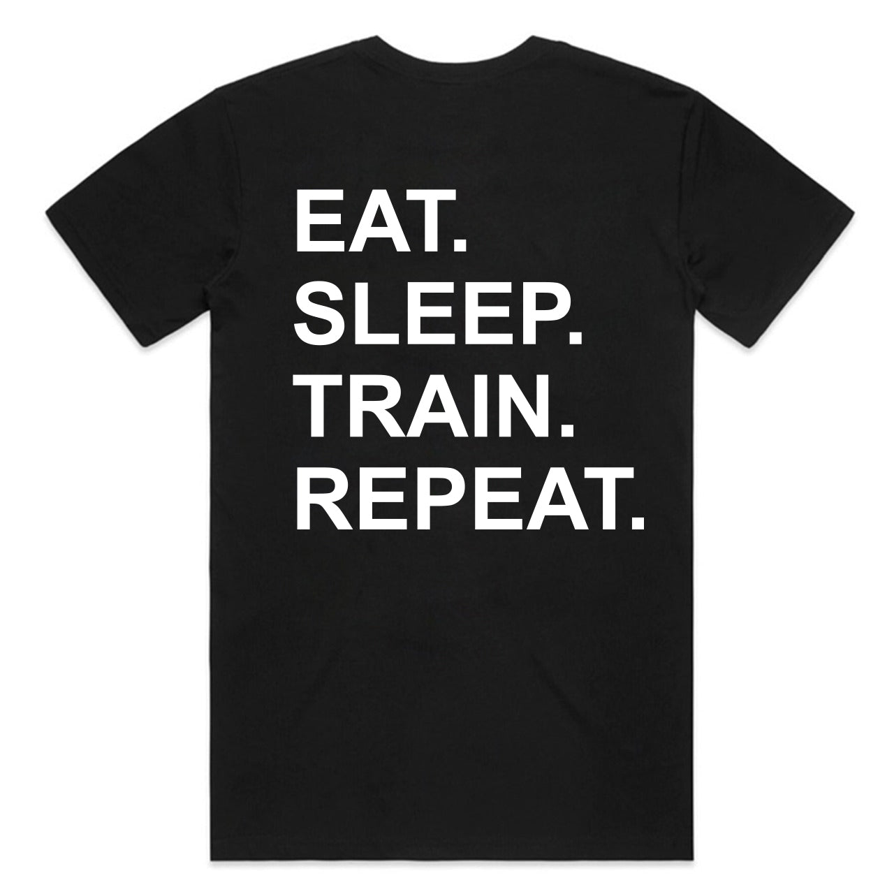 Men's ''EAT SLEEP TRAIN REPEAT'' Oversized Heavy weight Short-Sleeve T-Shirt.