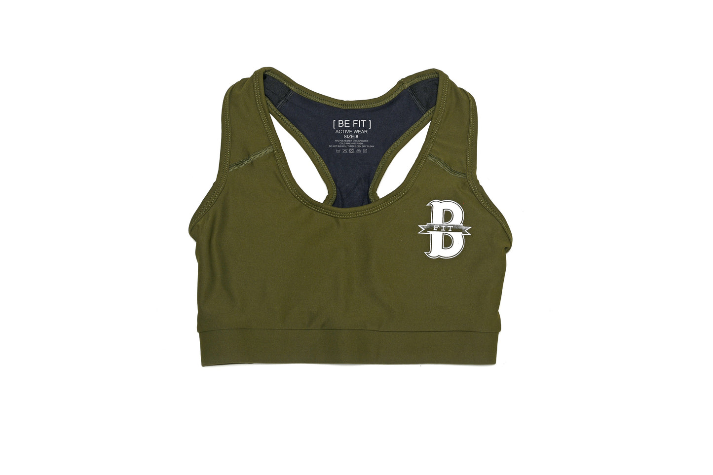 Women's Logo Print Racerback Sports Bra