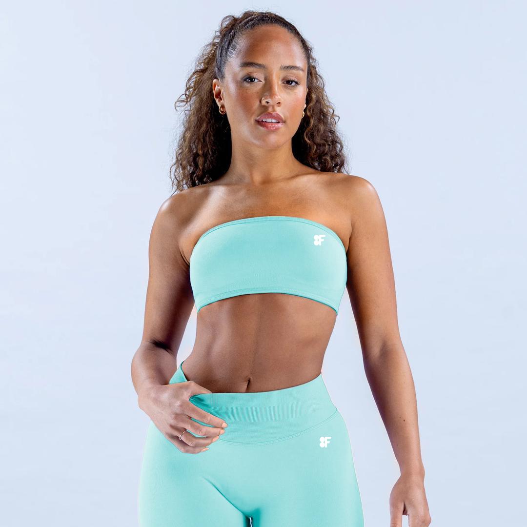 BF Seamless Ribbed Set – Crop + Bike Shorts + Legging