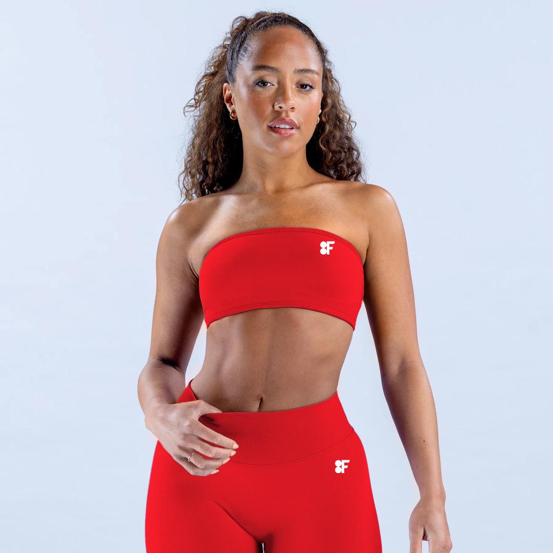 BF Seamless Ribbed Set – Crop + Bike Shorts + Legging