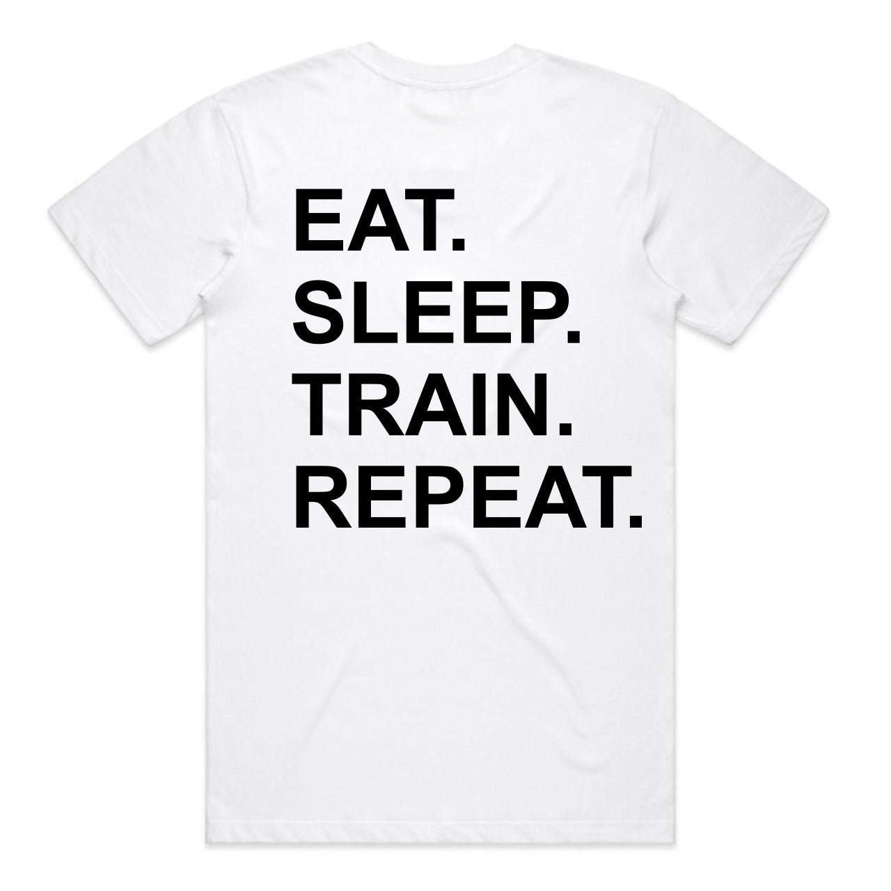 Men's ''EAT SLEEP TRAIN REPEAT'' Oversized Heavy weight Short-Sleeve T-Shirt.