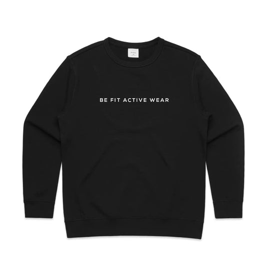 Women's ''BE-FIT ACTIVE WEAR'' Long-Sleeve Crew Jumper