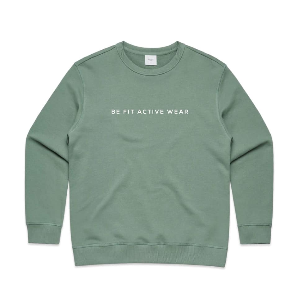 Women's ''BE-FIT ACTIVE WEAR'' Long-Sleeve Crew Jumper