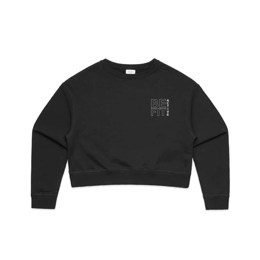 Women's ''BE-FIT ACTIVE  SQUARE POCKET'' Long-Sleeve Crop Crew